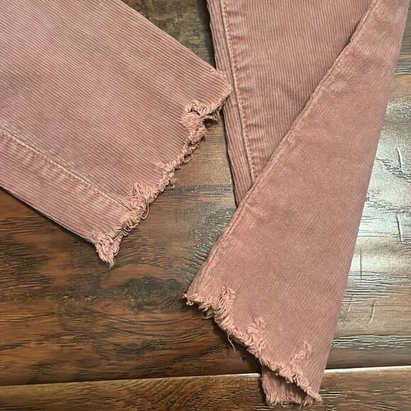 Rag & Bone Distressed Nina High Rise Ankle Skinny Raw Hem Corduroy Pants - Picture 12 of 14